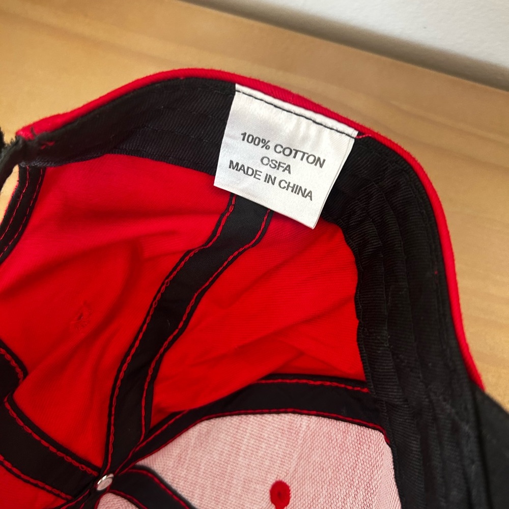 Jim Beam Style Master Racing Red Cap Hat Robby Gordon NASCAR 7 - Picture 4 of 7